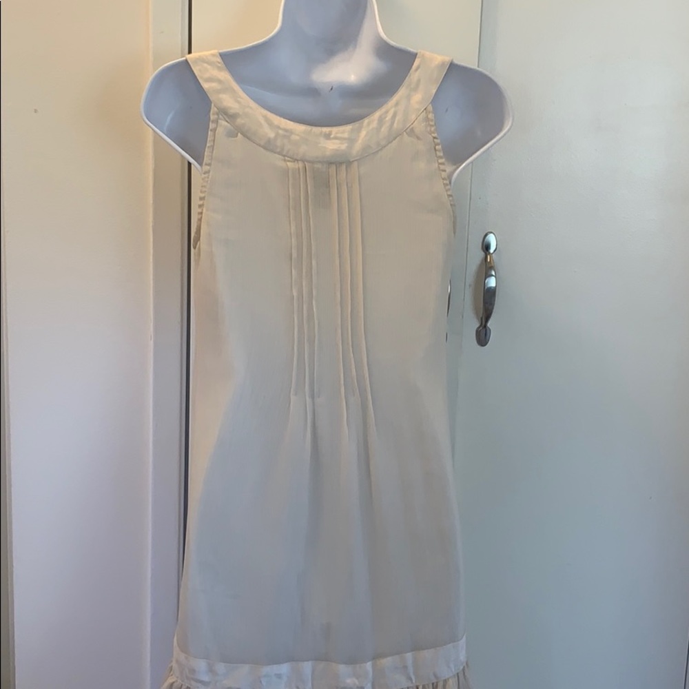 Delias cream sleeveless tank dress straight S - Picture 7 of 11